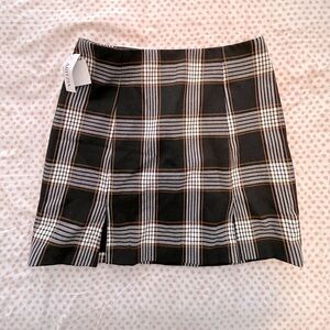 Aritzia Plaid Mini Skirt